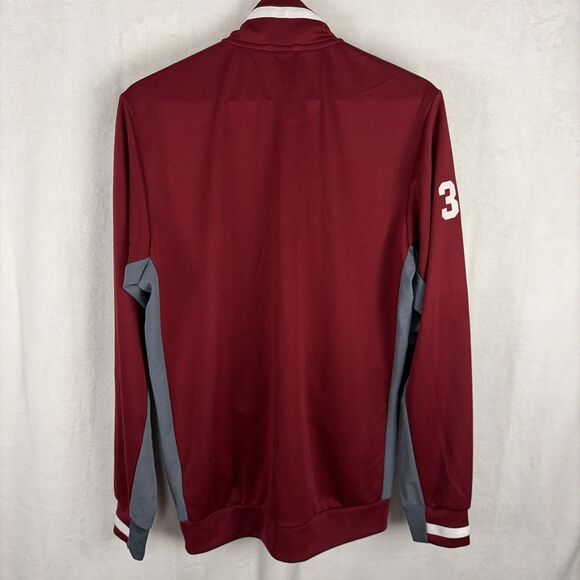 Adidas Colorado Rapids Jacket Size Medium Red Gray Full Zip Track Jacket NWT - Picture 7 of 8